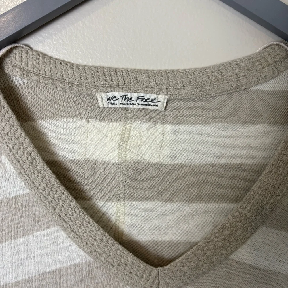 Free People x We The Free Sail Away Long Sleeve In Natural Combo Small - Picture 4 of 8